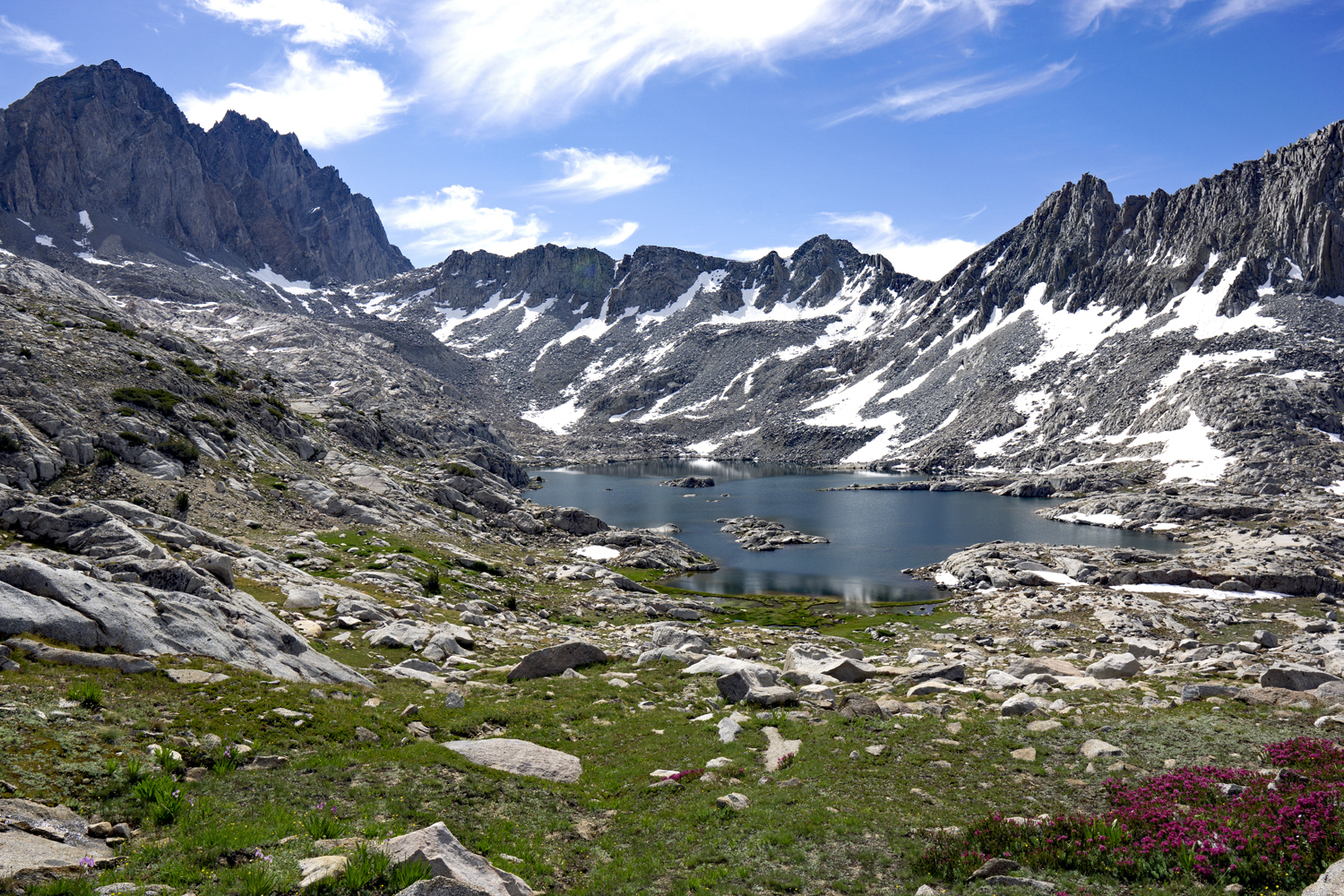 Upper Dusy to Thunderbolt Pass